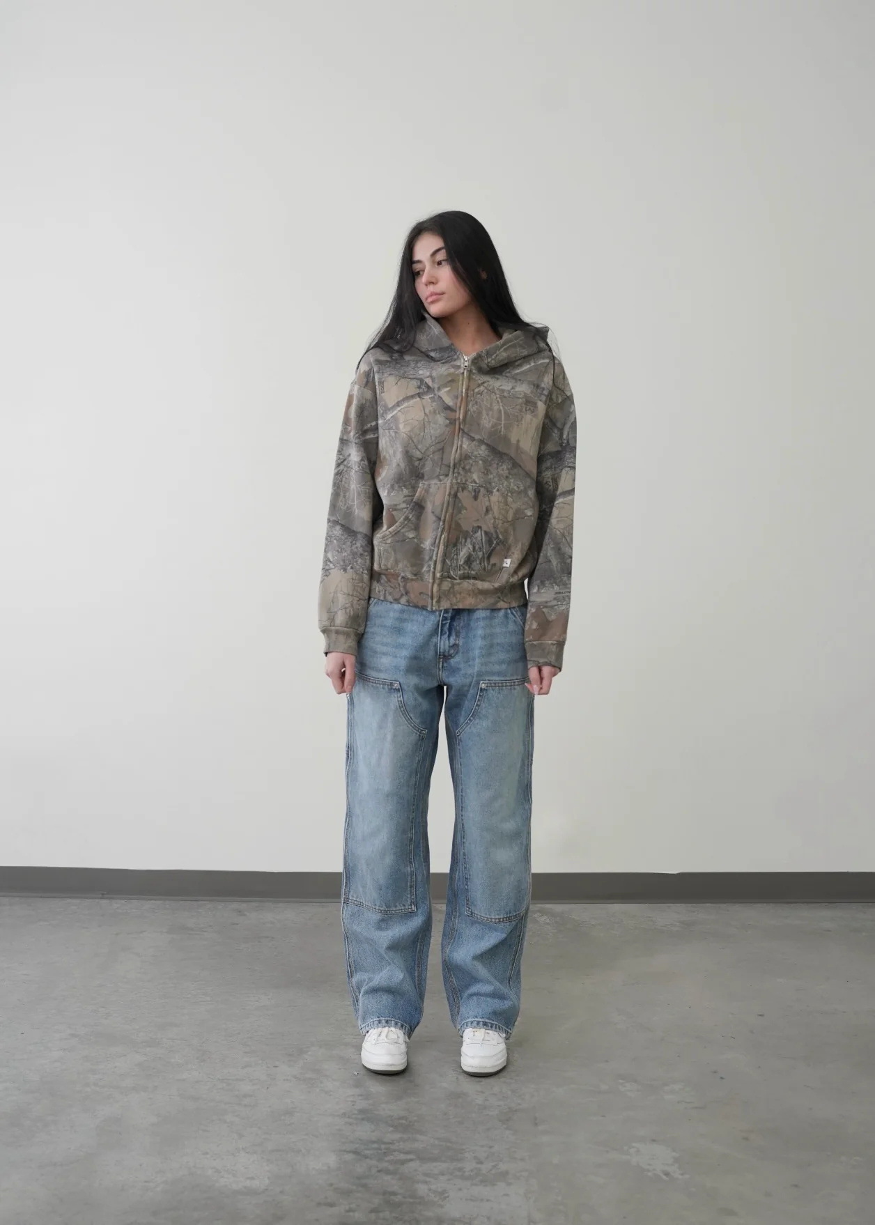 Urban Camo Retro Hoodie